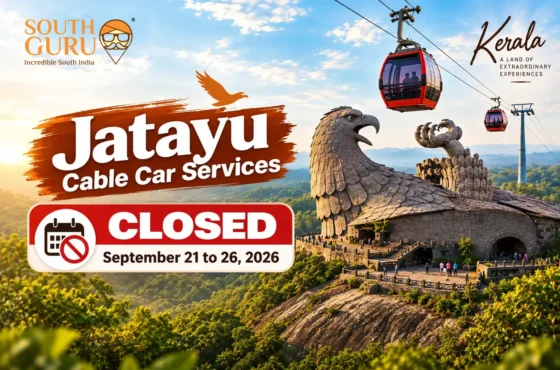 Jatayu Cable Car Services Temporarily Unavailable from September 21 to 26, 2026
