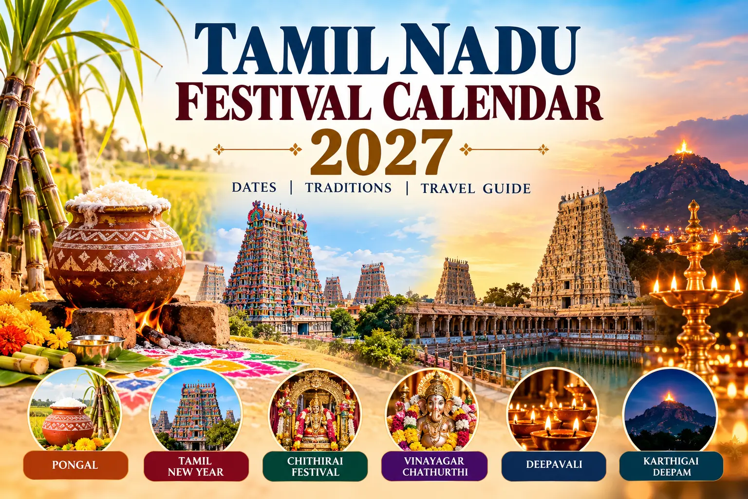 Tamil Nadu Festival Calendar 2027: Dates, Traditions & Travel Guide